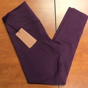 NWT Girlfriend Plum Compressive High-Rise Legging